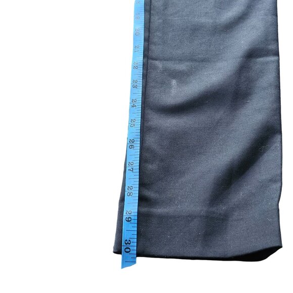 Club Monaco Black Pants Trousers Vegan Leather Pocket Details Slim Leg sz 4 - Picture 8 of 9